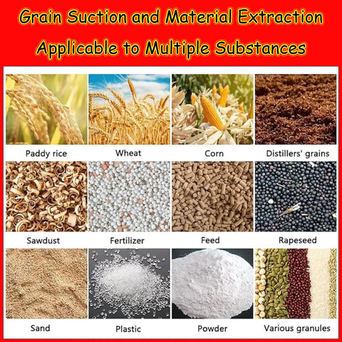 Image showing materials for All In One High Capacity Animal Feed Conveyor And Grain Auger For Home Farm And Factory Use.