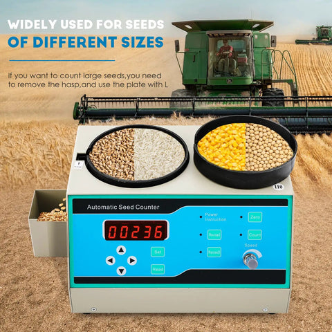 Cgoldenwall Automatic Grain Counter Machine Microcomputer Digital Scale for measuring different seeds with digital display
