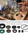 Transmission Seal Kit For ZT Series Lawn Tractors ZT 2800 ZT 3100 ZT 3400 Rebuild Ready Fits Hydro Gear 72994 71410 73107 seal parts
