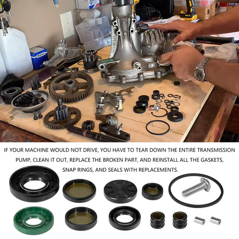 Transmission Seal Kit For ZT Series Lawn Tractors ZT 2800 ZT 3100 ZT 3400 Rebuild Ready Fits Hydro Gear 72994 71410 73107 seal parts
