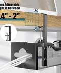 Under Desk Cable Management Tray Clamp On 25 Inch Wire Organizer For Office And Home No Drill No Damage To Table