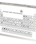 Hands On Acrylic Periodic Table With 83 Real Element Samples For Teaching And Learning Aids A Practical Gift, compact display