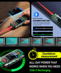 All In One Wall Scanner With Laser Measure And Level 10 In 1 Detects Studs Pipes Wires Metals Behind Walls Fast Edge And Center Marking Made Easy Plus Accurate Angle Meter For DIYers, handheld