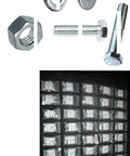 Beefy 2992 Piece Metric Hardware Fastener Kit With Grade 10.9 Bolts Nuts Lock Washers and Flat Washers in labeled bags
