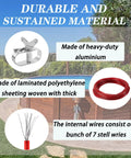 Easy To Install Pool Cover Cable And Winch Kit For Above Ground Pools with heavy-duty aluminum and polyethylene materials