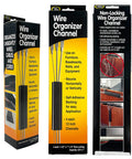 J Channel Cable Raceway With Self Adhesive Backing For Desk, Computer, Gaming And Entertainment Setups packaging display