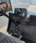 Heavy Duty Electric Golf Cart With Four Kilowatt Motor And Easy Directional Controls dashboard with controls and display