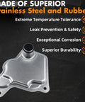 CVT Transmission Filter Oil Pan Gasket Kit RE0F10D 31728-28X0A made of stainless steel and rubber, durability and leak prevention features