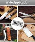 Heavy Duty Fixed Angle Belt Grinder Knife Jig For Precision Blade Sharpening durable aluminum alloy build in use with various knives and scissors.