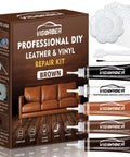 Leather Repair Kit For Furniture And Car Interiors Fix Scratches Tears Holes And Peeling On Couches Sofas Purses And Jackets