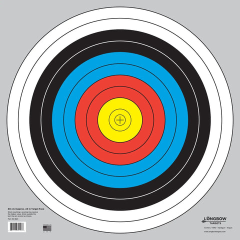 60 Cm Bullseye Archery Targets 10 Ring 10 Pack For Target Practice And Training Official Standard Bullseye Targets Perfect