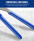 Oil Filter Wrench Set With 9 Inch And 12 Inch Adjustable Removal Pliers close-up with blue soft grip handles