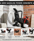Beast Mode 52Cc Gas Powered Concrete Ring Saw Featuring A 16Inch Diamond Blade and a 12Inch deep cut profile for cutting reinforced concrete.