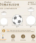 Product dimension comparison for Mid Century Modern Globe Ceiling Light With Frosted Glass Ball And Totally Slick Gold Brass Finish Knockout Semi Flush Mount Fixture.