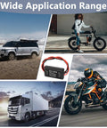 Brake Strobe Light Flasher Module Two Pack With Dual Flash Patterns For Safer Driving, Four Quick Then Four Slow Blinks Before Steady Light, GS 100A Car Brake Warning System For Eye Catching Alerts shown for cars, bikes, and trucks