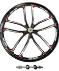 26 Inch Rear Mag Wheel With Ten Spokes And 135mm Axle For 7 8 9 Speed Freewheel Dope Upgrade Magnesium Disc Brake Ready Wheel