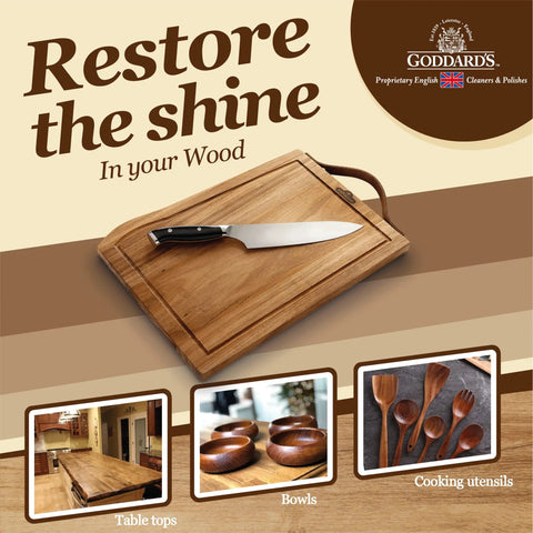 Keep Your Wooden Cutting Boards And Kitchen Gear Looking Slick As A Whistle With This Odorless Food Grade Butcher Block Oil For Deep Conditioning And Crack Prevention on a cutting board with knife.