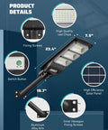 Product details of Ultra Bright Solar Street Light For Outdoor Security With Dusk To Dawn Auto On Motion Sensor IP65 Waterproof