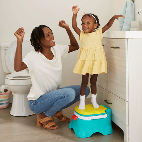 Ready Set Potty 3 In 1 Toilet Seat And Step Stool Combo Built Tough For Kids 1 To 3 Years Features Super Cool Flush Sounds Hassle Free Cleaning Portable Travel Gear That Makes Bathroom Training An Absolute Breeze
