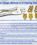 58-piece hose repair kit with 1/4 in ID brass fittings and metal crimping tool; includes ferrules, couplers, nipples