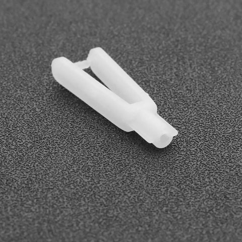 Single nylon clevis snap link from the 20 Pcs RC Clevis Snap Links Replacement Quick Links Nylon Clevis For Remote Control Airplanes And Electric Planes Ideal For 2mm Control Rods And Ball Joints Durable Nylon Aircraft Upgrade Spare Parts