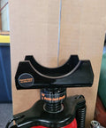 Three Inch Axle Saddle For Bottle Jacks Built Tough Safe No Nonsense Lifting Aid Compact Steel Design attached to jack