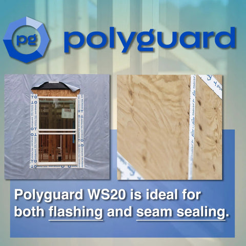 Window And Door Flashing Tape That Self Adheres For A Tight Weatherproof Seal On Frames And Seams 4 Inch By 100 Foot Roll 20 Mil Thick Works In Cold To Hot Climates Waterproof Barrier Easy Install applied around window frame in construction setting.