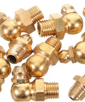 Nine Piece Copper Grease Nipple Kit For Vehicles With Durable Copper Fittings Universal Fit Hassle Free Install And Long Lasting Performance For Cars Trucks Tractors And Excavators displayed on white background