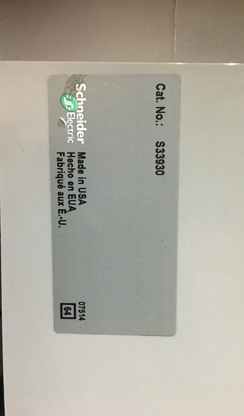 Label of Subfeed Lug Kit For Circuit Breaker S33930, heavy duty electrical lug kit, showing part number information on packaging.