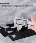 Vertical Wall Mount Angle Grinder Holder Thickened Alloy Steel Rack with caliper measurement detail