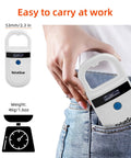 Bluetooth Pet Microchip Reader Handheld Scanner For ISO 11784/11785 And FDX-B EMID And ID64 Compatible in a pocket