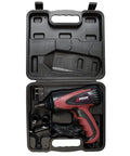 12V Mighty Impact Wrench Kit With One Half Inch Drive 271 Ft Lbs Torque shown with sockets in carry case