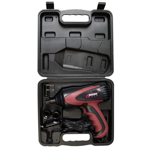 12V Mighty Impact Wrench Kit With One Half Inch Drive 271 Ft Lbs Torque shown with sockets in carry case