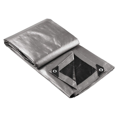 24 By 30 Ft 10 Mil Waterproof Heavy Duty Tough As Nails Plastic Tarp With Eyelets And Reinforced Edges Reversible Shade Canopy