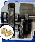 Brass Worm Gear Set 0 5 Module 1 To 30 Reduction Right Rotation Drive Gear Box Wheel 30 Tooth Gear in CNC gearbox
