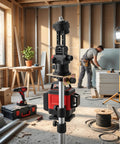 Pro Grade Fine Tuning Bracket Level Adapter L Shape Magnetic Pivoting Base in construction setting
