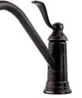Portland Go-To One-Handle Kitchen Faucet With Side Spray In Tuscan Bronze 1.8 GPM Swivel Spout Includes Decorative Deck Plate And Side Spray