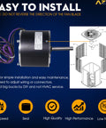 Condenser Fan Motor Replacement 1/4 HP 208-230V 1Ph 830 RPM 1 Speed Direct Fit Easy Install diagram and specifications.