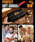 Box Cutter Retractable Metal Utility Knife Set With Built In Storage shown as a perfect gift choice with wrapped presents.