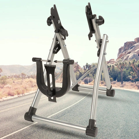 Pro Grade Bike Wheel Truing Stand for DIY Cyclists and Mechanics Foldable Wheel Alignment Tool on road