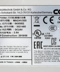 Label details on MACH1 300 Thermal Transfer Label Printer 300 DPI USB Ethernet Serial And AC Adapter model