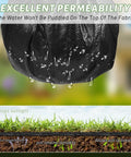 4 Ft By 100 Ft Weed Barrier Landscape Fabric 3.2 Oz Heavy Duty Woven Geotextile For Gardening And Farming water permeability