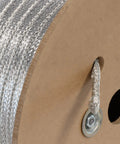 Industrial Grade Self Regulating Heating Cable For Pipe Freeze Protection, 100 Ft, on spool showing metallic braid, UL ETL Certified.