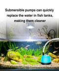 700GPH Submersible Water Pump Ultra Quiet With 8Ft Lift Bottom Suction Pond Pump in aquarium setup