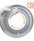 Person holding Heavy Duty Lazy Susan Bearing 8 Inch Turntable Hardware 400 Pound Capacity Zinc Plated For Smooth Rotation