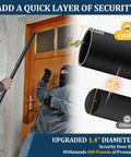 Installing Three In One Door Security Bar For Doors Windows And Sliding Patios with heavy metal rod and 2.8 inch non-slip base
