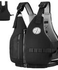 Adult Swim Vest With Adjustable Safety Straps In Black Size Large Fit Made Of 2 Mm Neoprene And EPE Foam CE Certified EN131381 2021