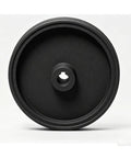 Heavy Duty Drive Pulley Compatible With John Deere Jx75 Mower Belt Wheel For Smooth Power Transfer And Proper Tension Direct Replacement Keyway Fit, black 3D printed, side view.