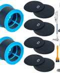 HEPA Vacuum Filter Kit Replacement For PowerClean FurGuard 280W And FurFinder 200W, with 2 filters and 4 pre-filter pads