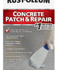 Concrete Patch And Repair Two Part Epoxy For Indoor And Outdoor Use 24 Oz Gray Pro Grade Heavy Duty Bonds Concrete Permanently